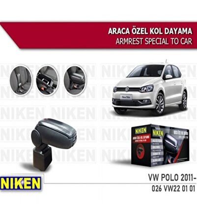 KOLÇAK KOL DAYAMA ARACA ÖZEL VOLKSWAGEN POLO 2009-2017 HB SİYAH
