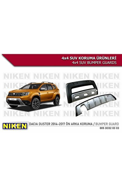 1_org_zoom-12866.jpg Dacia Duster ön arka koruma 2014-2017 oem model - Görsel 1