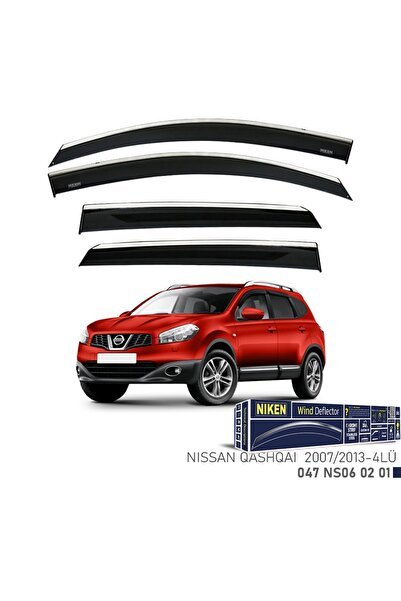 1_org_zoom-15333.jpg Nissan Qashqai Niken Kromlu Cam Rüzgarlığı 4lü Set 2007 2014 - Görsel 1