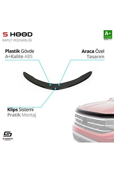 1_org_zoom-2881.jpg Toyota Uyumlu Corolla ABS Plastik Kaput Rüzgarlığı 2013-2018 A+Kalite Parça - Görsel 1