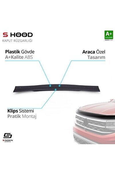 1_org_zoom-3001.jpg Opel Uyumlu Frontera ABS Plastik Kaput Rüzgarlığı 0 A+Kalite Parça - Görsel 1