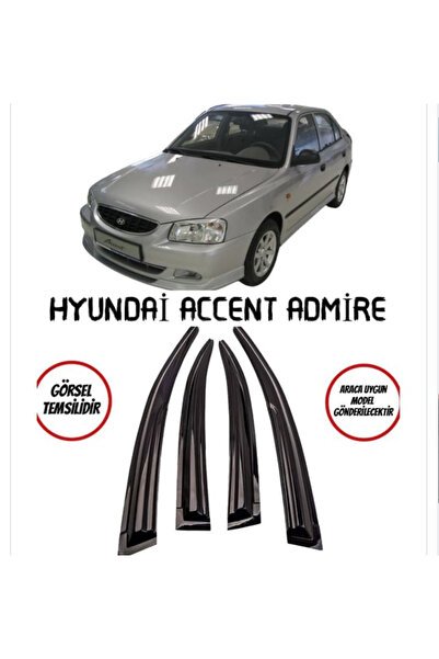 1_org_zoom-3126.jpg Hyundai Accent Admire 2000-2006 Arası Cam Rüzgarlığı 4lü - Görsel 1