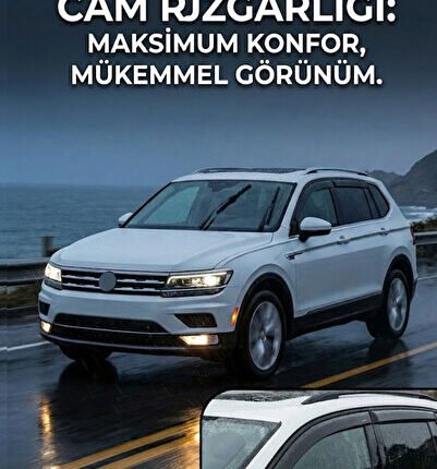Citroen C5 Aircross 2019+ Cam Rüzgarlığı 4'lü Paket