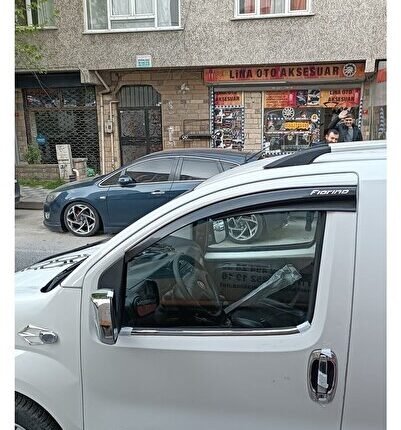 Fiorino cam rüzgarlığı kromlu ve yazılı