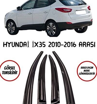 Hyundai Ix35 Cam Rüzgarlığı 4lü 2010-2016 Arası Uyumlu