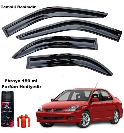 Mitsubishi Lancer Mügen Cam Rüzgarlığı Sedan 2004-2008 Arası Uyumlu 4 Lü Takım Koku