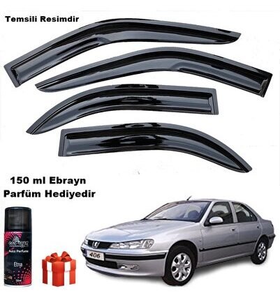 Peugeot 406 Mügen Cam Rüzgarlığı 1995-2005 Arası 4 Lü Takım Koku Hediyeli