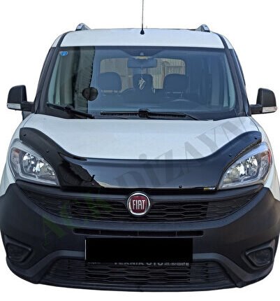 FİAT DOBLO 2015-2022 ARACA ÖZEL KAPUT RÜZGARLIĞI A+ PİANOBLACK (4MM) KALIN