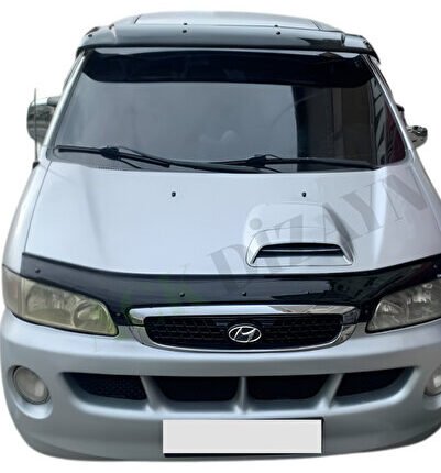 HYUNDAİ STAREX 2002-2007 ARACA ÖZEL KAPUT RÜZGARLIĞI A+ PİANOBLACK 4MM