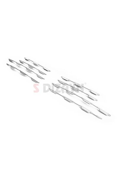 1_org_zoom-6841.jpg S-Dizayn Fiat Egea SD / HB Krom Ön Panjur Diamond Model 8 Prç 2020 Üzeri (Parlak Krom) A+ Kalite 582 - Görsel 1