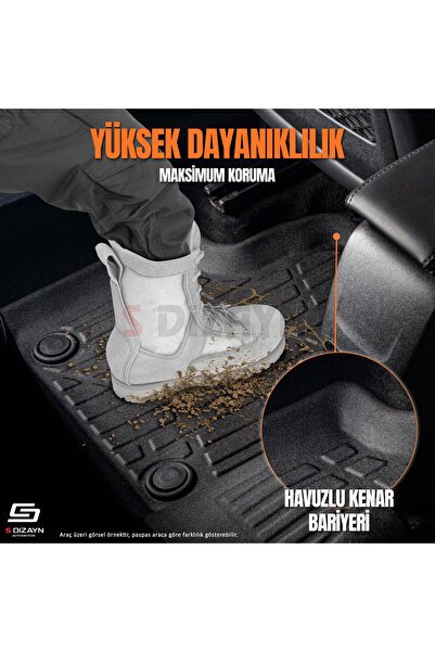 1_org_zoom-7168.jpg S-Dizayn Mercedes C Serisi W205 3D Pro Havuzlu Paspas 2014-2020 A+ Kalite - Görsel 1