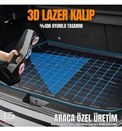 S-Dizayn VW Passat B7 3D Pro Bagaj Havuzu 2010-2015 A+ Kalite