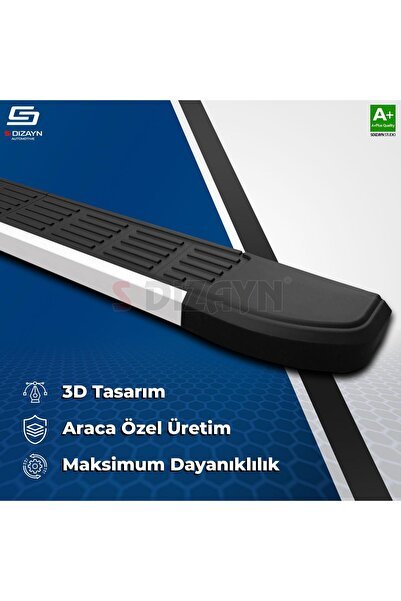 1_org_zoom-7902.jpg Nissan Qashqai 2 S-Line Aluminyum Yan Basamak 173 Cm 2014-2021 A+ Kalite NI-QS2-YBS-SL-AL-173 - Görsel 1