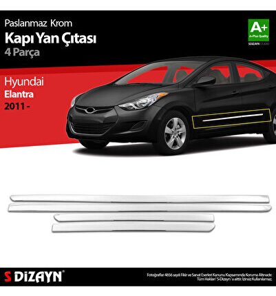 S-Dizayn Hyundai Elantra Krom Kapı Yan Çıtası 2011-2016 6217404