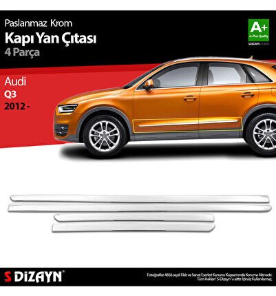 S-Dizayn Audi Q3 Krom Kapı Yan Çıtası 2012-2018 5107404