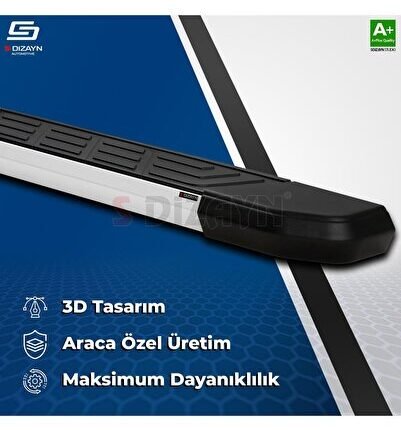 S-dizayn Nissan Qashqai 3 Newline Aluminyum Yan Basamak 179 Cm 2021 Üzeri A Kalite