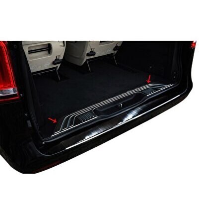 S-Dizayn Mercedes Vito W447 Krom Bagaj İç Eşiği 2014 Üzeri
