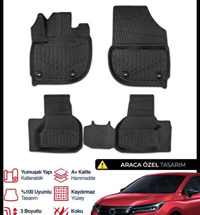 S-Dizayn Honda City 3D Pro Havuzlu Paspas 2021 Üzeri A+ Kalite 3DS-SDZ054