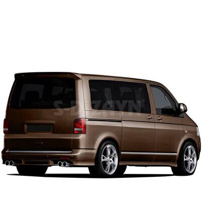 S-Dizayn VW T5 Transporter Krom Bagaj Alt Çıta 2003-2010 7626030