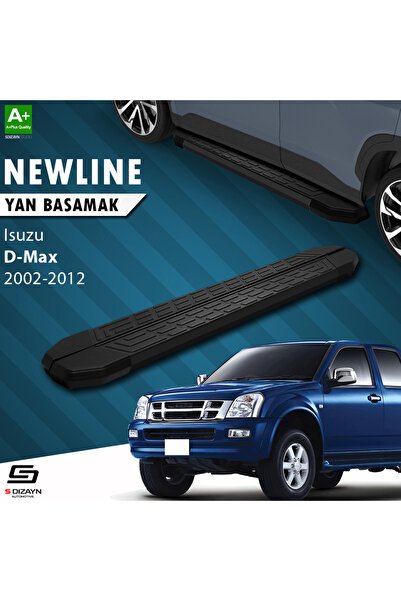 1_org_zoom-9141.jpg Isuzu D-Max NewLine Siyah Yan Basamak 203 Cm 2002-2012 A+ Kalite IS-DM1-YBS-NW-SA-203-E - Görsel 1