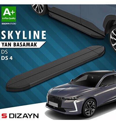 DS DS 4 Skyline Siyah Yan Basamak 183 Cm 2020 Üzeri A+ Kalite DS-DS4-YBS-SKY-SA-183