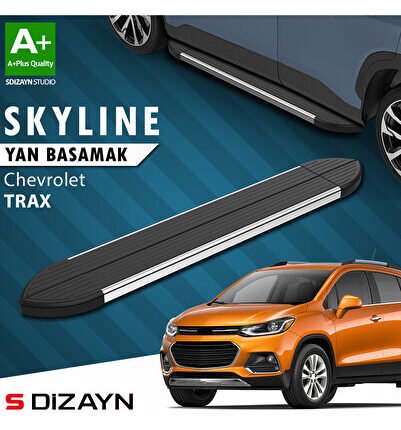 Chevrolet Trax Skyline Krom Yan Basamak 163 Cm 2013-2022 A+ Kalite CH-TX1-YBS-SKY-KA-163