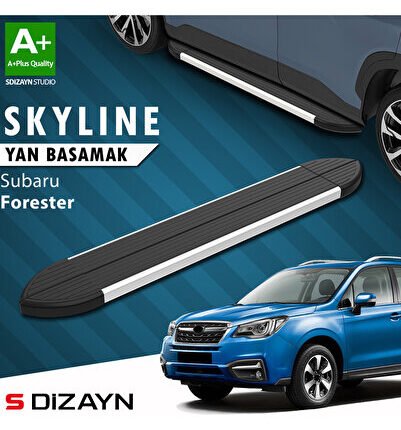 Subaru Forester 4 Skyline Aluminyum Yan Basamak 183 Cm 2012-2019 A+ Kalite SU-FR4-YBS-SKY-AL-183