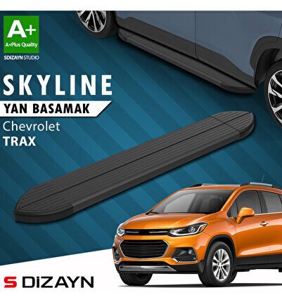 Chevrolet Trax Skyline Siyah Yan Basamak 163 Cm 2013-2022 A+ Kalite CH-TX1-YBS-SKY-SA-163