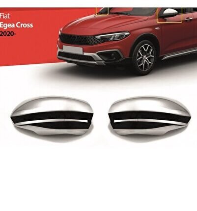 Fiat Egea Cross Sağ Sol Ayna Kapağı Takım 2020 Sonrası Uyumlu