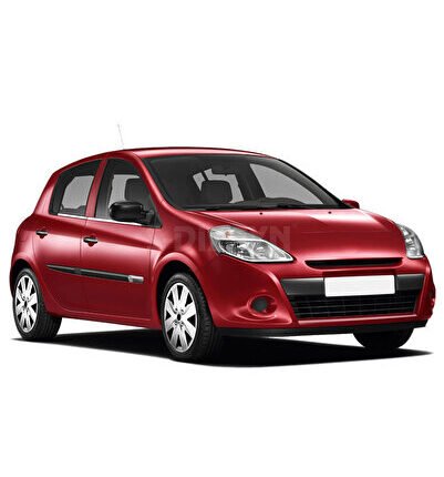 S-Dizayn Renault Clio 3 HB Krom Cam Çıtası 4 Prç 2006-2012 7002060