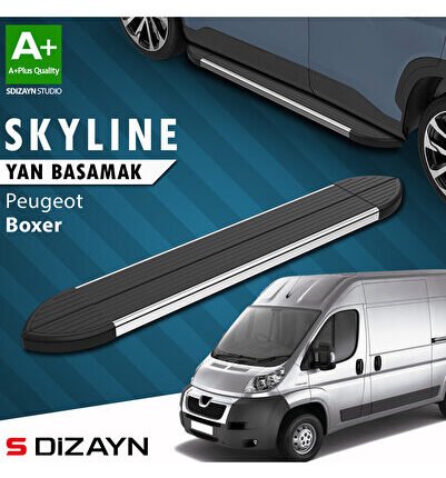 Peugeot Boxer 3 Kısa Şase Skyline Krom Yan Basamak 203 Cm 2006 Üzeri A+ Kalite PE-BX3-KS-YBS-SKY-KA-