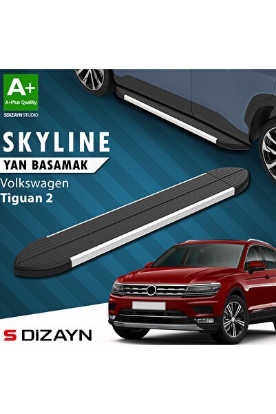 1_org_zoom-9636.jpg VW Tiguan 2 Skyline Aluminyum Yan Basamak 173 Cm 2016-2024 A+ Kalite VW-TG2-YBS-SKY-AL-173-E - Görsel 1