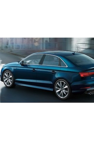 IMG-1302650877482489213.jpg Audi A3 Sedan Cam Çerçevesi Kenar Çıtası Krom Tamtur 2013+ - Görsel 1