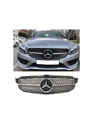 Mercedes W205 Diamond Amg Ön Panjur Izgara 2015-2018 Arası