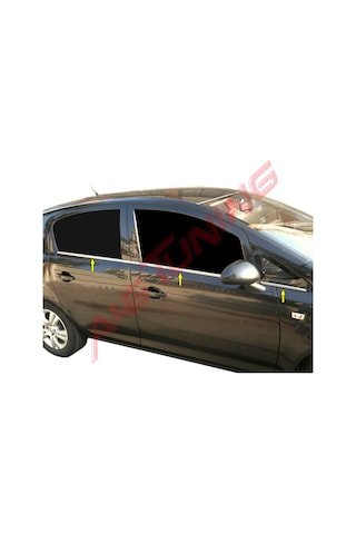 IMG-2110950005265385621.jpg Opel Corsa D Krom Cam Çıtası Tk 2007 Üzeri 6Prç Paslanmaz Çelik N11.4807 - Görsel 1