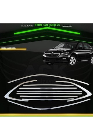 IMG-3164110707384245565.jpg Skoda Scala 2019+ Araca Özel Cam Çerçevesi Tamtur A+ - Görsel 1