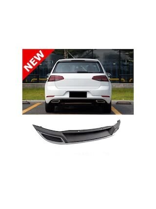 Volkswagen Golf 7 Arka Tampon Difüzörü 7.5 Model Çift Çıkış