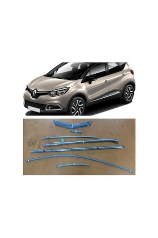 IMG-4432034350914201832.jpg Renault Captur Icon Joy Ve Touch 18 Parça Cam Çerçevesi 2020+ Sonrası Uyumlu - Görsel 1
