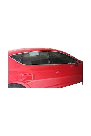 IMG-4460452532505655854.jpg Seat Leon 3 5F Cam Çerçevesi 14 Prç Krom 2013 ve Sonrası - Görsel 1