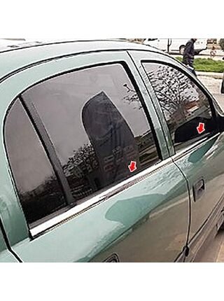 Opel Astra G Sedan Krom Cam Çıtası 2001-2009 4Prç