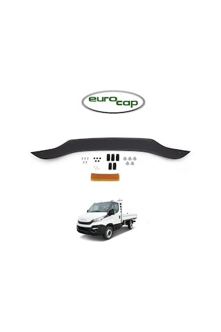IMG-464808592375159415.jpg Iveco Daily Ön Kaput Koruyucu Rüzgarlık 3Mm Abs 2014-19 - Görsel 1