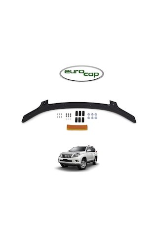 IMG-4900864542364575221.jpg Toyota Uyumlu Land Cruiser Prado Ön Kaput Maskesi Koruma Rüzgarlığı Def - Görsel 1