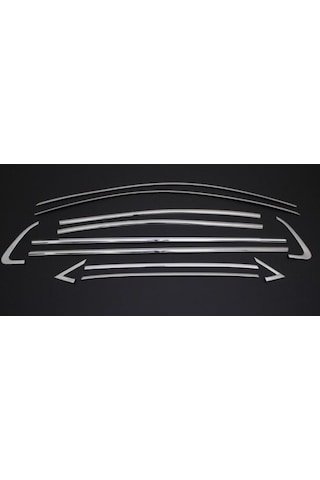 IMG-4967160995874777695.jpg Renault Clio 5 Cam Çerçevesi Çıtası Krom Tamtur - Görsel 1