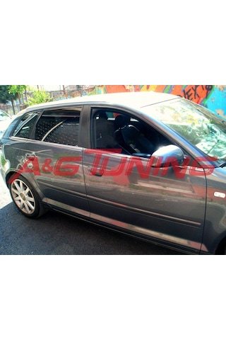 IMG-5155792973926803382.jpg Audı A3 Krom Cam Çıtası Tk. 2004-2012 6 Prç Paslanmaz Çelik N11.4632 - Görsel 1