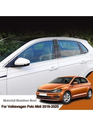 Volkswagen Polo Cam Çıtası Kromu Çerçeve Nikelajı Komple Mk6