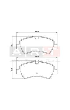 Art A03.2662 Arka Balata Ford Tourneo Custom-transıt Custom 2.2 Tdcı 12 Kablosuz Mebk2j2m008aa-bk212m008ac-bk212m008