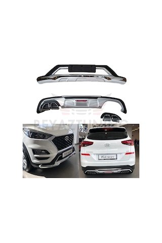 IMG-6325465982479791741.jpg Hyundai Tucson Ön Arka Tampon Koruma Difüzör 2018-2019-2020-2021 N11.21110 - Görsel 1