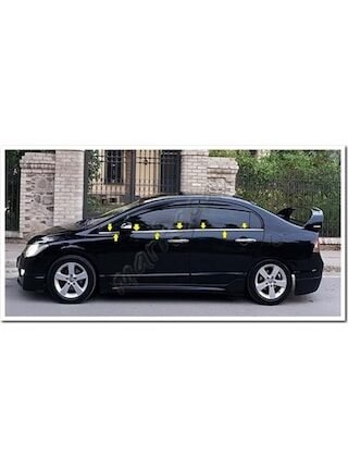 Honda Civic Cam Çıtası Nikelajı 2006-2011 6 Parça P.çel