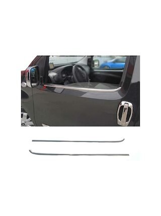 Fiat Fiorino Krom Cam Çıtası Takımı 2Prç Paslanmaz Çelik N11.4168
