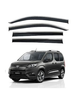 Toyota Proace City Kromlu Cam Rüzgarlığı 2021 Sonrası 4'lü
